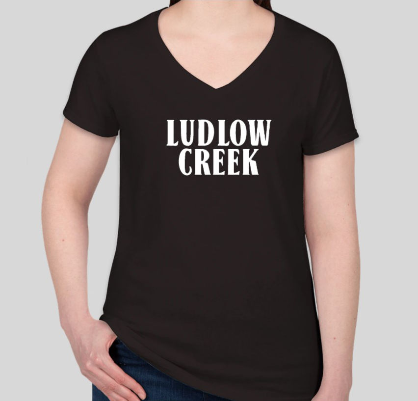 Ladies Basic Ludlow Creek Logo Tee