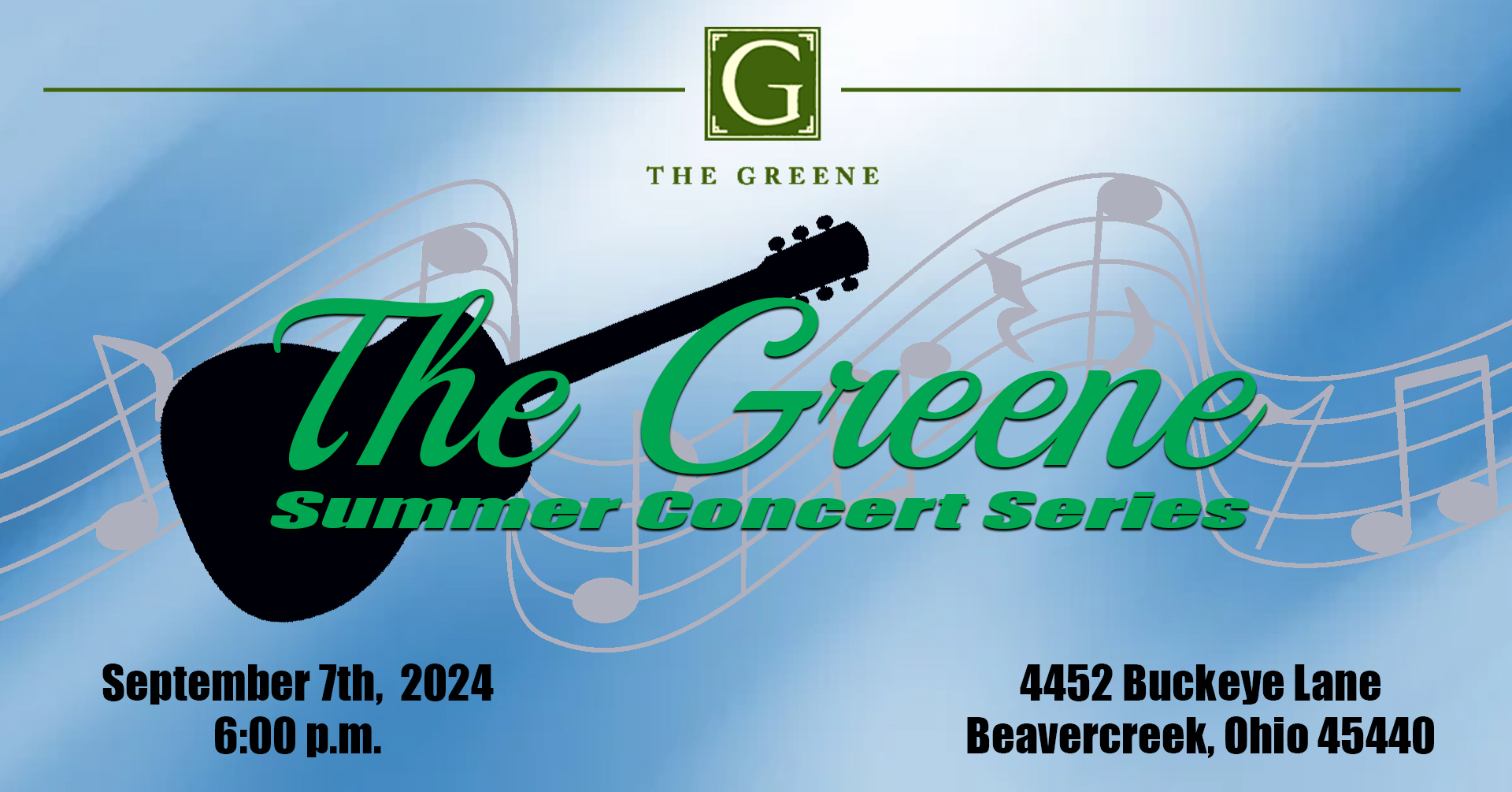 The Greene summer concert series